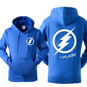 The Flash Lightning Bolt Black Cotton Sweat Shirt Hoodie