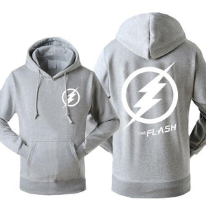 The Flash Lightning Bolt Black Cotton Sweat Shirt Hoodie