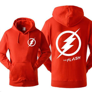 The Flash Lightning Bolt Black Cotton Sweat Shirt Hoodie