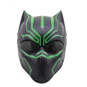 Captain America Black Panther Mask Cosplay Animal Green