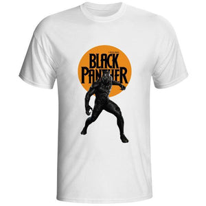 Black Panther T-shirt Super Hero Design