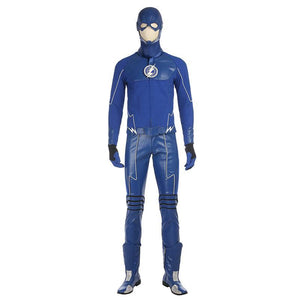 The Flash Cosplay Costume Blue Bodysuit