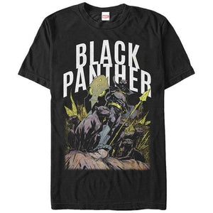 Marvel Black Panther Army Mens Graphic T Shirt