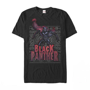 Marvel Black Panther Ornate Graphic T Shirt