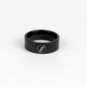 The Flash Lightning Bolt Band Ring