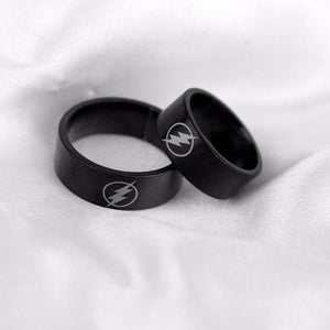 The Flash Lightning Bolt Band Ring